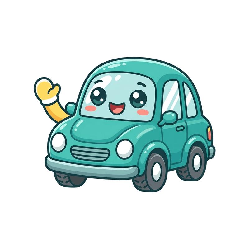 Scrappy mascot for Hackney scrap car collection